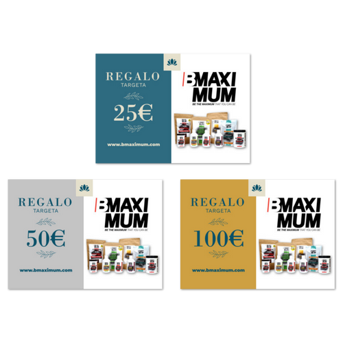 B Maximum Gift Cards: Perfect Present for Health & Fitness Enthusiasts | Free Shipping in Spain