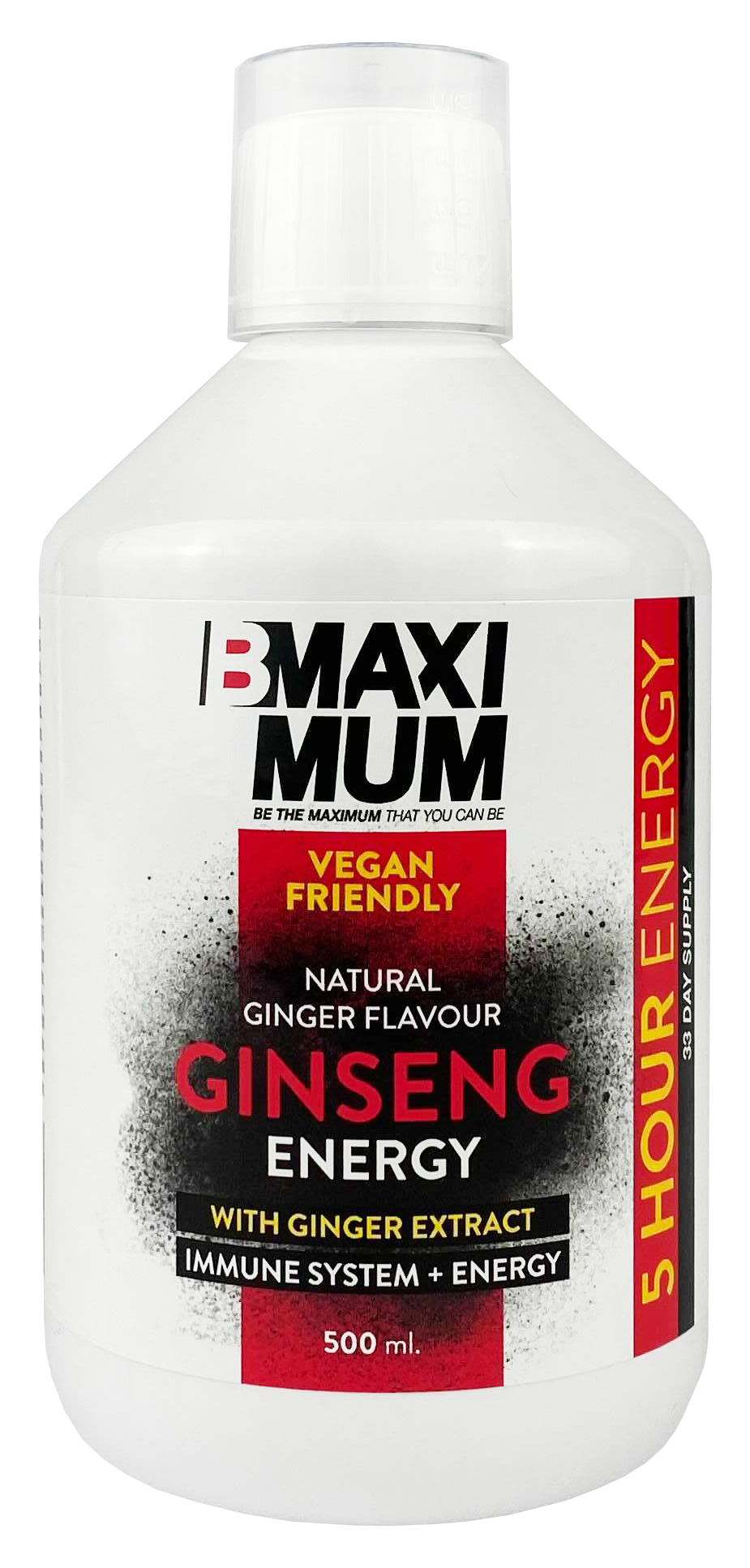 Ginseng Energy Boost: Pre-Workout & Fat Burner - 500ml