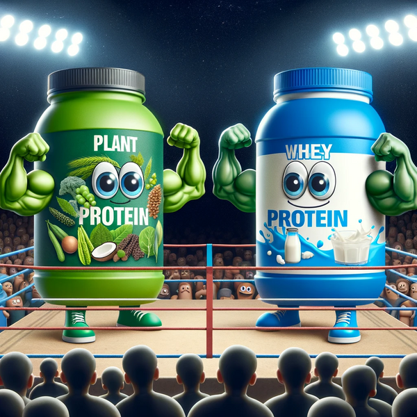 Proteína whey frente a proteína de origen vegetal: un enfrentamiento nutricional