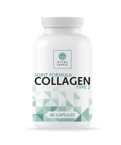 Hydrolyzed Collagen Capsules Type 2 with Vitamin C and Curcuma