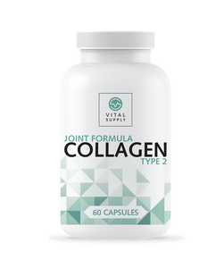 Capsule di Collagene Idrolizzate Tipo 2 con Vitamina C e Curcuma