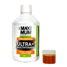 Load image into Gallery viewer, Ultra+ Daily Multivitamin - 125+ Natural Ingredients - 500 ml
