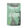 GreenTahr Organic Spirulina package on a white background