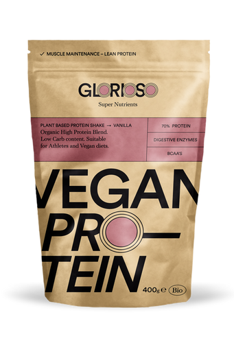 Organic Vegan Protein Powder with Quinoa - Vanilla Flavour - 400g