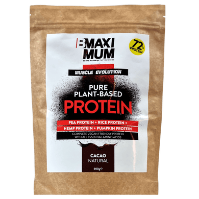Muscle Evolution Pure Plant-Based Protein - Natural Cocoa Flavour - 600g 